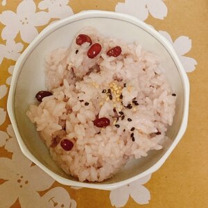 小豆たっぷり☆うるち米でお赤飯